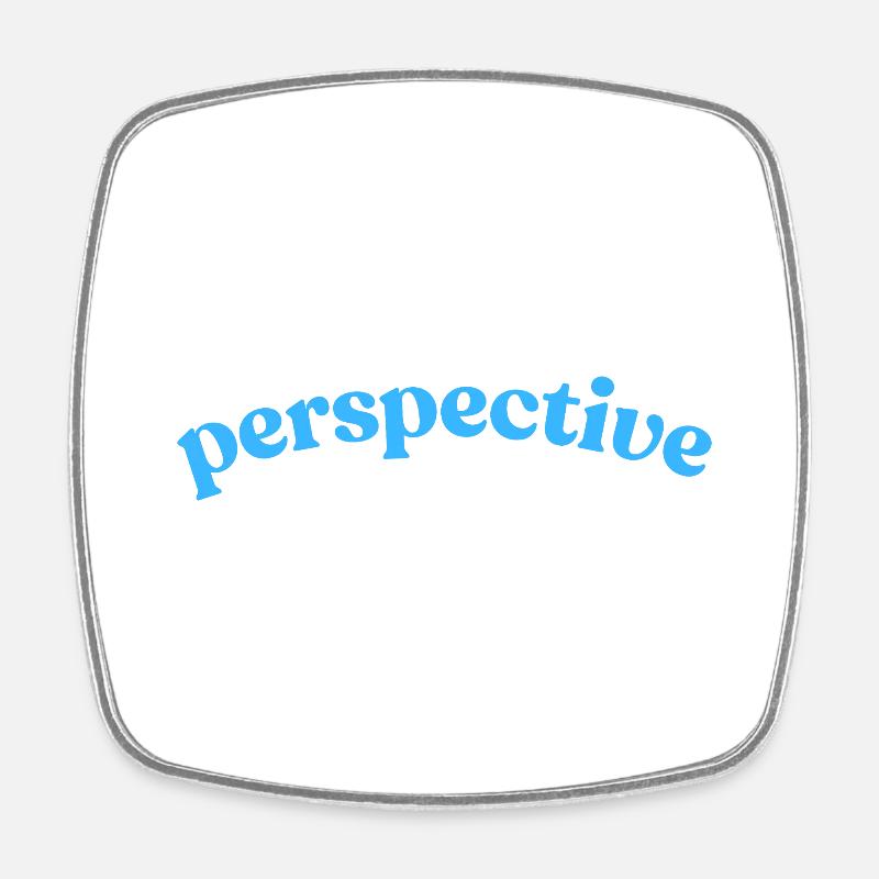 Perspective - Magnet carré - blanc