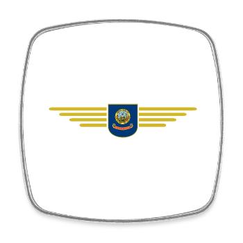 Idaho Fan T-Shirt – Natur & Abenteuer - Viereckiger Kühlschrankmagnet - Weiß - Vorne