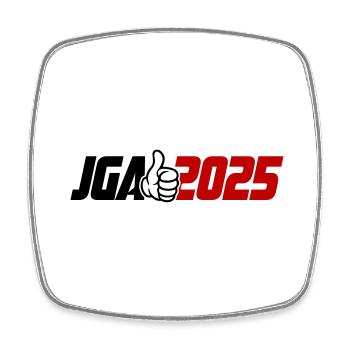 Jga 2025 Junggesellenabschied - Viereckiger Kühlschrankmagnet - Weiß - Vorne