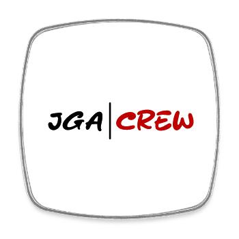Jga Crew Junggesellenabschied - Viereckiger Kühlschrankmagnet - Weiß - Vorne