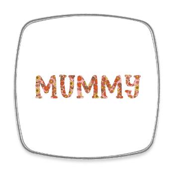 Mummy Love - Gift Idea - Gift - Square fridge magnet - white - Front