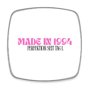 Made in 1994 - Perfection since day 1 - Square fridge magnet - white - Front