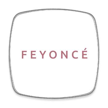 Feyoncé - Bride To Be - Cadeau enterrement de vie de jeune fille - Magnet carré - blanc - Devant