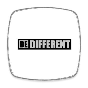 Soyez différent Logo Design - Magnet carré - blanc - Devant