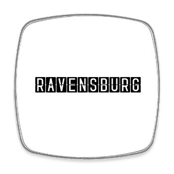 Ravensburg Flughafentafel - Viereckiger Kühlschrankmagnet - Weiß - Vorne