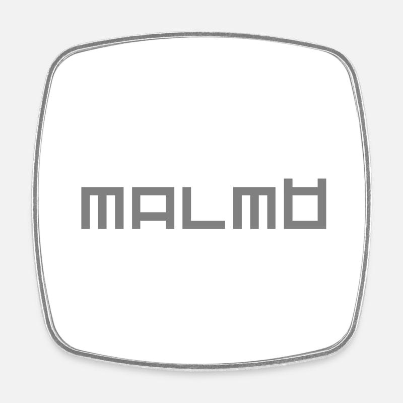 Malmo - Square fridge magnet - white