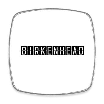 Birkenhead Airport Sign - Square fridge magnet - white - Front