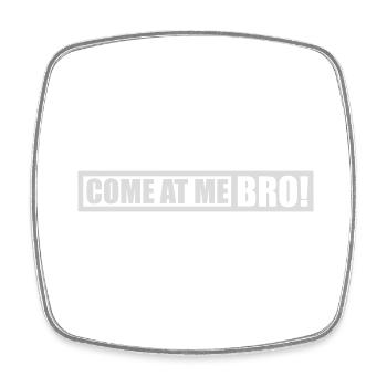 Viens à moi bro - Magnet carré - blanc - Devant
