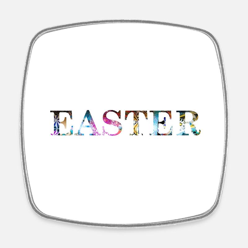 Easter - Square fridge magnet - white