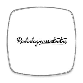 Radiologieassistentin - Viereckiger Kühlschrankmagnet - Weiß - Vorne