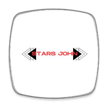 Notre gamme d'entré stars john - Magnet carré - blanc - Devant