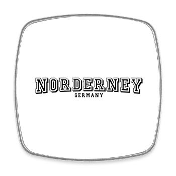 Norderney - Square fridge magnet - white - Front