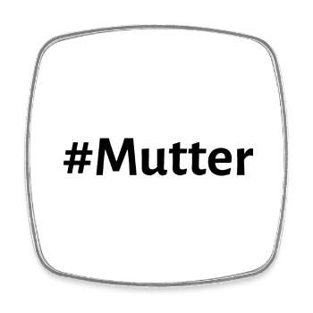 Dog Hund - Square fridge magnet - white - Front