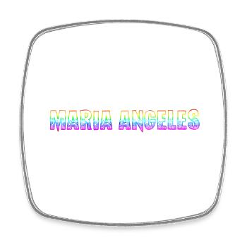 Maria Angeles RS Rainbow - Square fridge magnet - white - Front