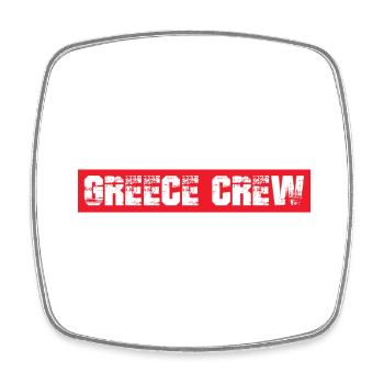 Greece Crew - Square fridge magnet - white - Front