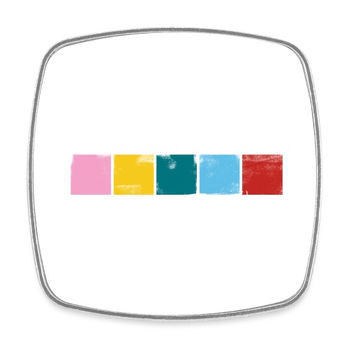 Stabil Farben ohne Logo - Viereckiger Kühlschrankmagnet