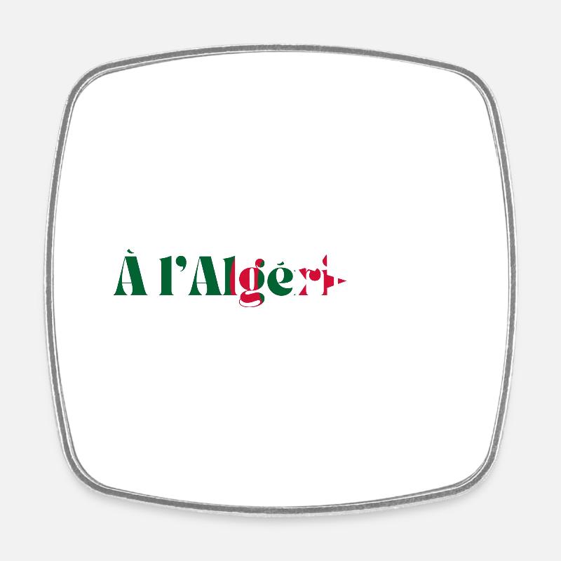 À l’algérienne -idée cadeau Algérie - Magnet carré - blanc