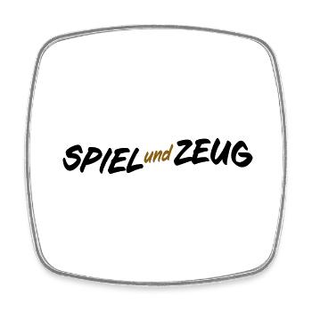 Spiel und Zeug - Viereckiger Kühlschrankmagnet - Weiß - Vorne