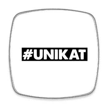 unikat - Viereckiger Kühlschrankmagnet - Weiß - Vorne