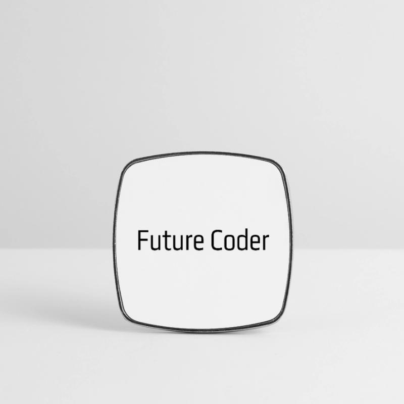 Future Coder Square fridge magnet