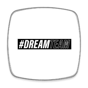 Dream Team - Square fridge magnet - white - Front