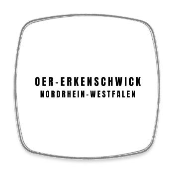 Oer-Erkenschwick, Rhénanie-du-Nord-Westphalie - Magnet carré - blanc - Devant