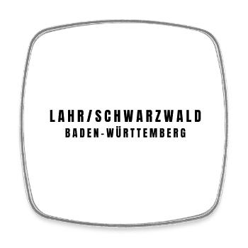 Lahr/Black Forest Baden-Württemberg - Square fridge magnet - white - Front