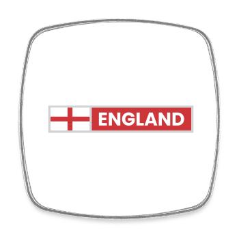 England National Flag - Square fridge magnet - white - Front