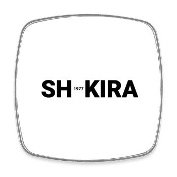 SHA KI RA - Viereckiger Kühlschrankmagnet - Weiß - Vorne