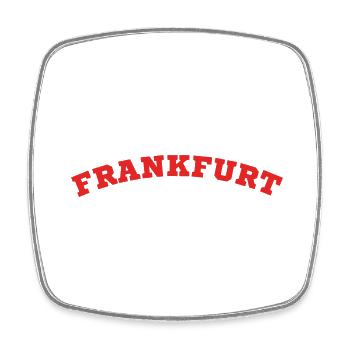 Francfort - Magnet carré - blanc - Devant