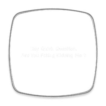 funny and sarcastique design - Magnet carré - blanc - Devant