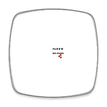 Family Is Formed From Love Not Blood - Square fridge magnet - white - Front