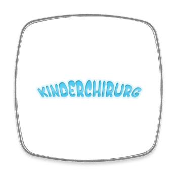 Gift for Pediatric Surgeon - Square fridge magnet - white - Front