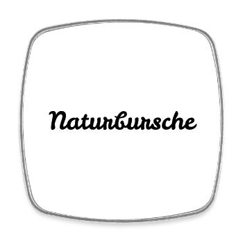 Nature boy - Square fridge magnet - white - Front