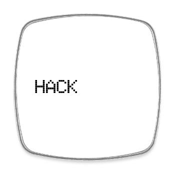 Hacktivist, Hacker, C++, Computer, Computer Science - Square fridge magnet - white - Front
