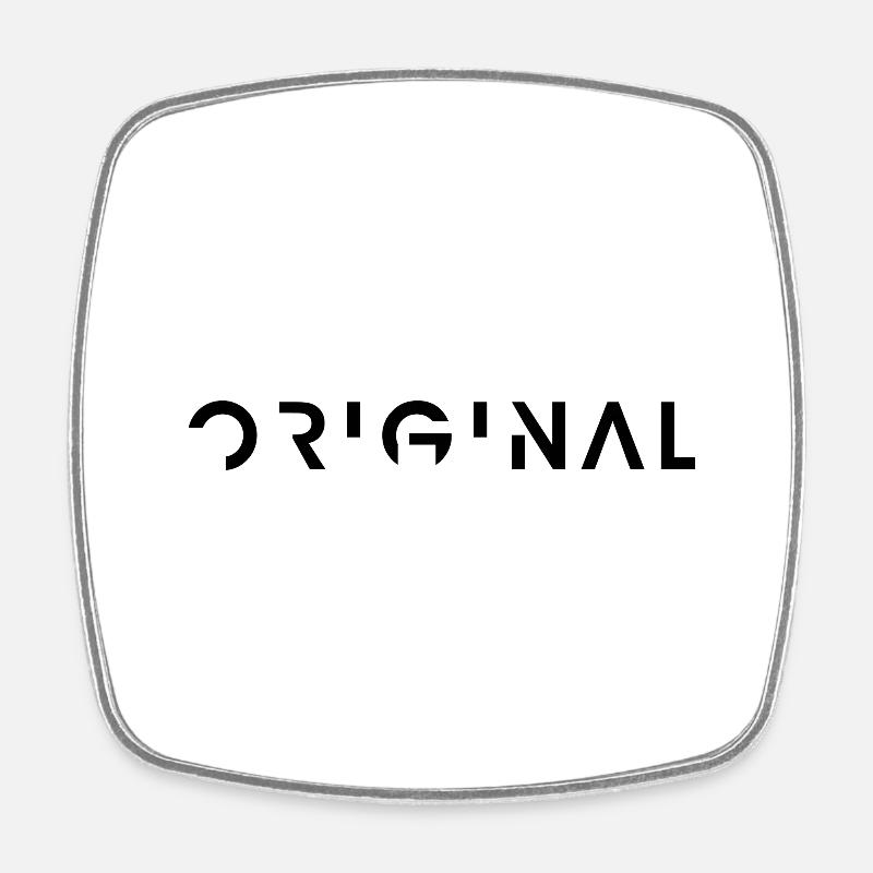 original - Magnet carré - blanc