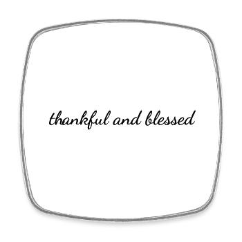 Christian Proverbs - Square fridge magnet - white - Front