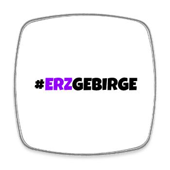 Erzgebirge meine Heimat - Viereckiger Kühlschrankmagnet - Weiß - Vorne