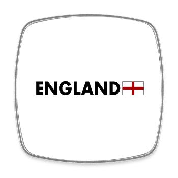England - Square fridge magnet - white - Front