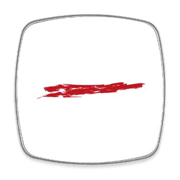 Splashes of Color Blobs splashes of paint Painter Gift - Square fridge magnet - white - Front