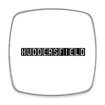 Panneau de l’aéroport de Huddersfield - Magnet carré - blanc - Devant
