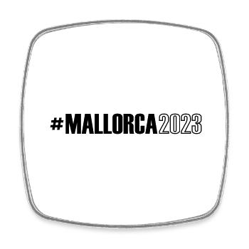 Mallorca 2023 - Square fridge magnet - white - Front
