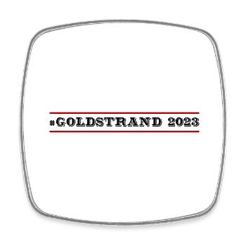 Sables d’or 2023 (Garantie du prix le plus bas) - Magnet carré - blanc - Devant