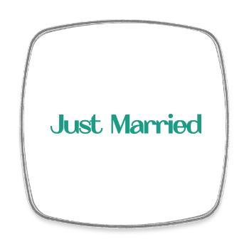 SAINT VALENTINE. bachelorette party. I LOVE YOU. I LOVE YOU. LOVE - Square fridge magnet - white - Front