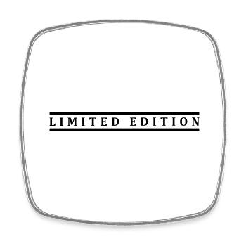limited edition - Square fridge magnet - white - Front