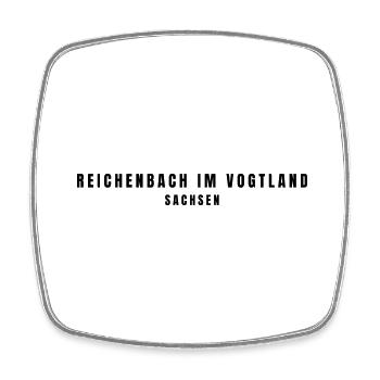 Reichenbach im Vogtland, Saxony - Square fridge magnet - white - Front