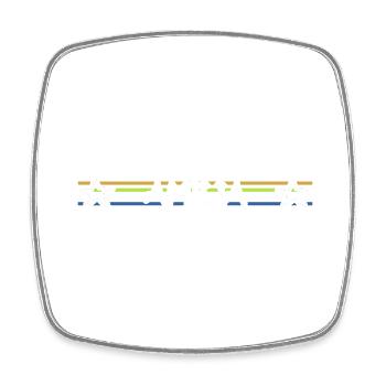 Cadeau pour Amilia - Magnet carré - blanc - Devant