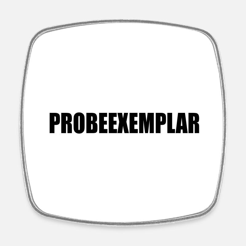 PROBEEXEMPLAR - Viereckiger Kühlschrankmagnet - Weiß