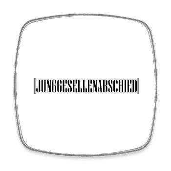 Junggesellenabschied - Viereckiger Kühlschrankmagnet - Weiß - Vorne