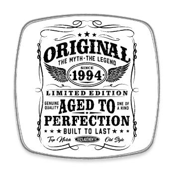 1994 Vintage Born Vintage Rétro Anniversaire - Magnet carré - blanc - Devant